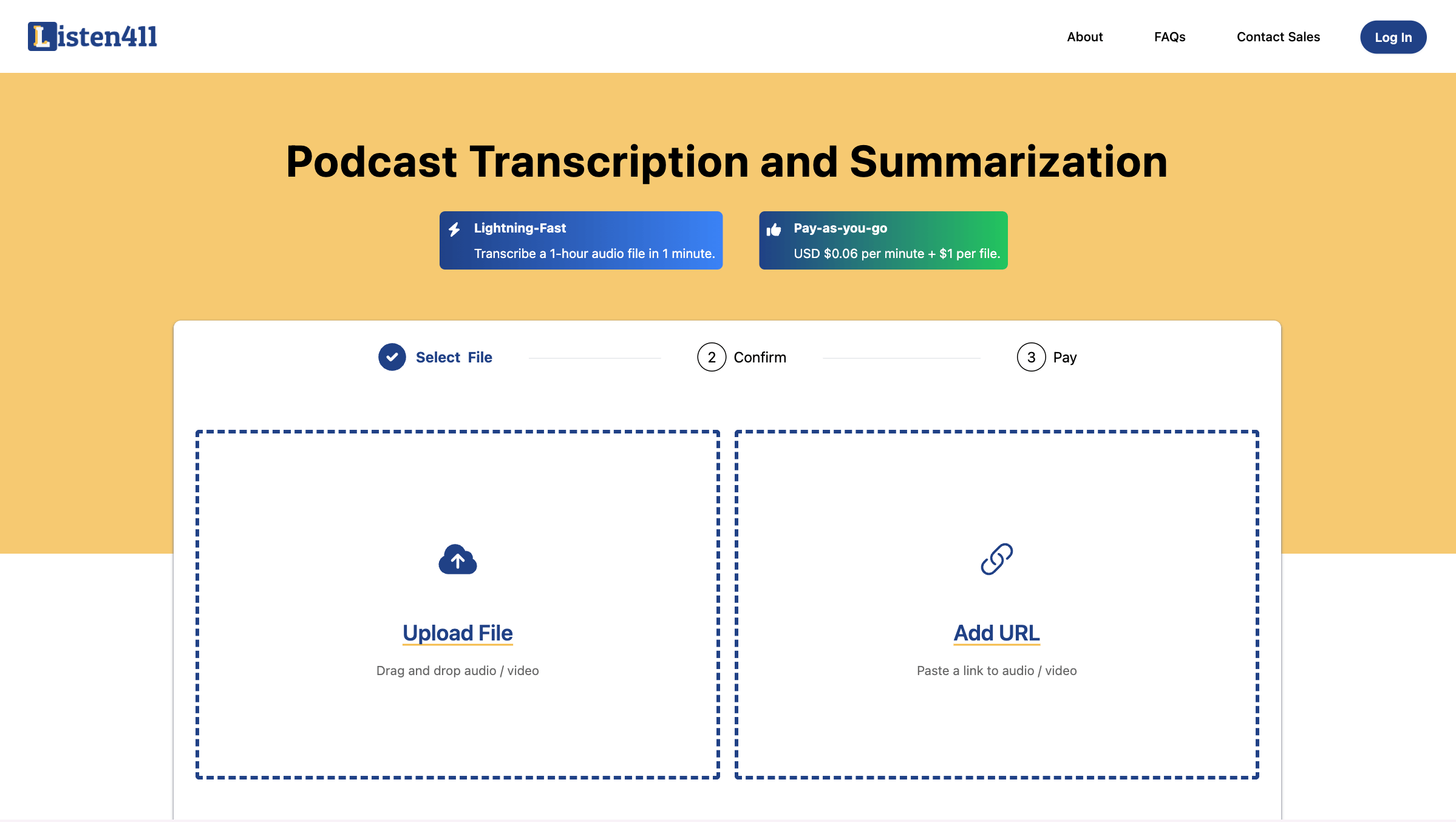 Podcast Transcription and Summarization. Fast and Cheap | Listen411